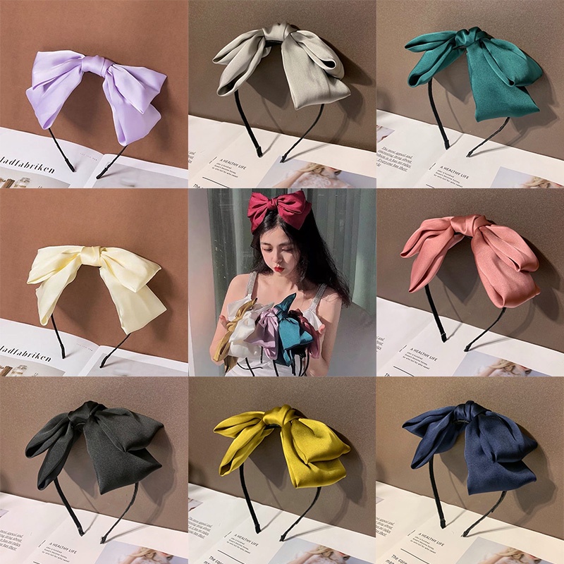 Băng Đô Nơ Ngoại Cỡ Thời Trang Hàn Quốc Cho Nữ