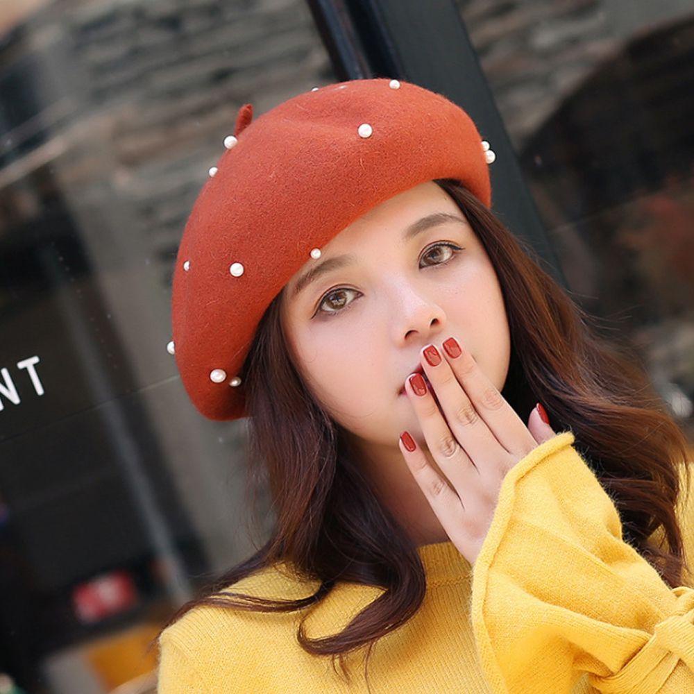 Mũ Beret Họa Sĩ Thanh Lịch Có Thể Điều Chỉnh Kích Cỡ Cho Nữ