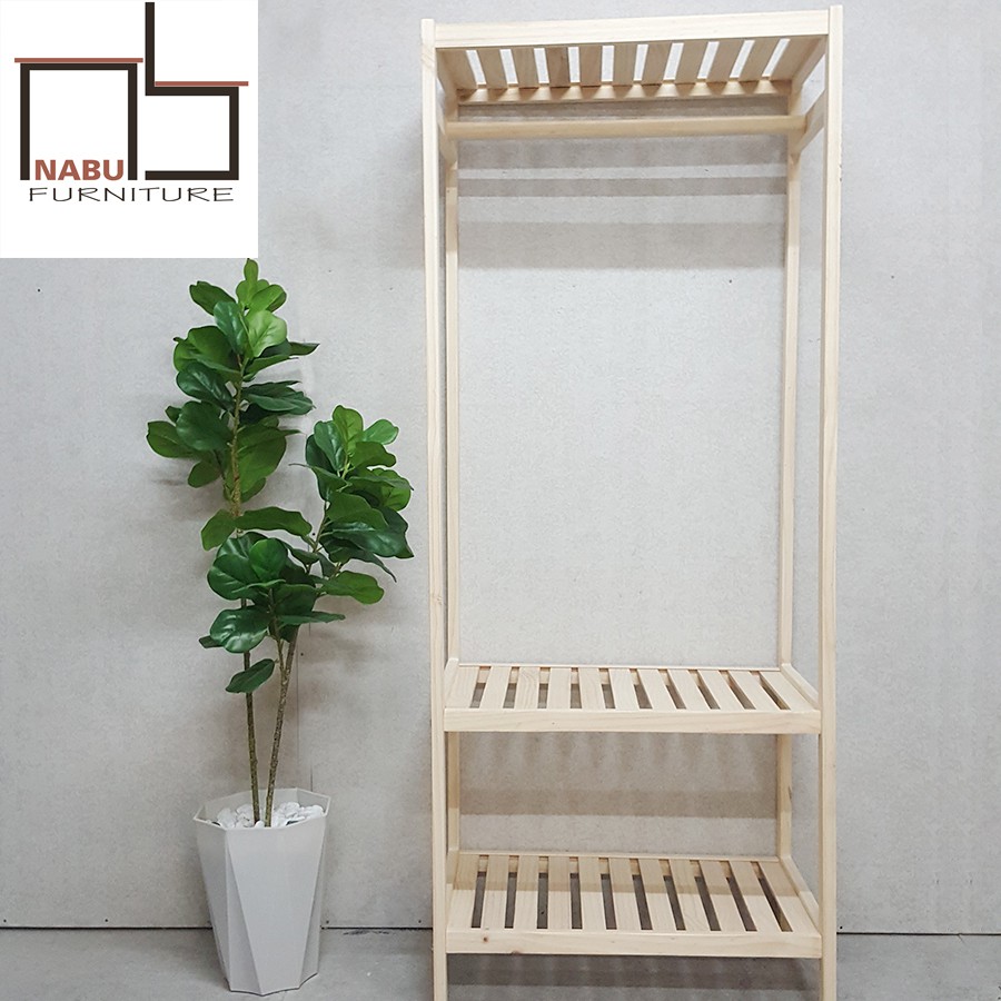 GIÁ TREO QUẦN ÁO NABU 3 TẦNG