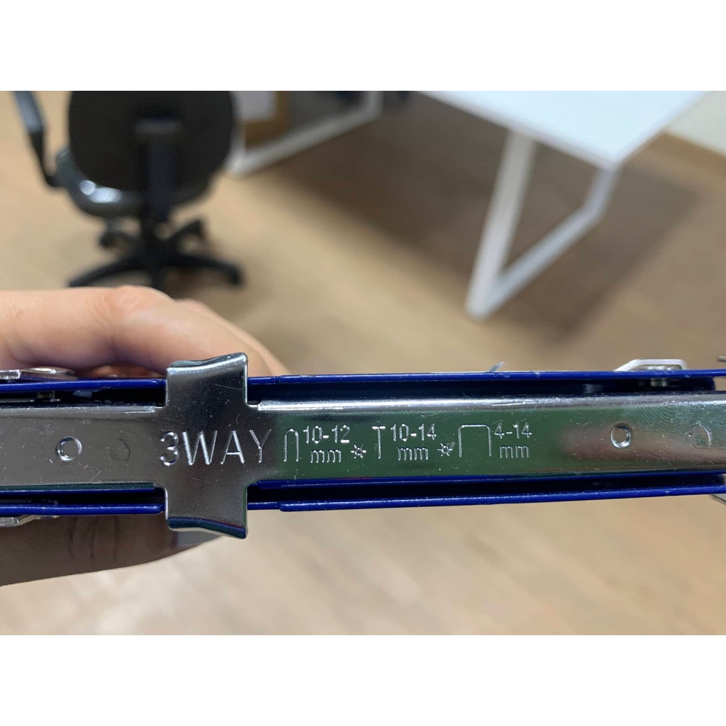 súng bắn ghim, kìm bắn đinh ghim King Blue 3 trong 1