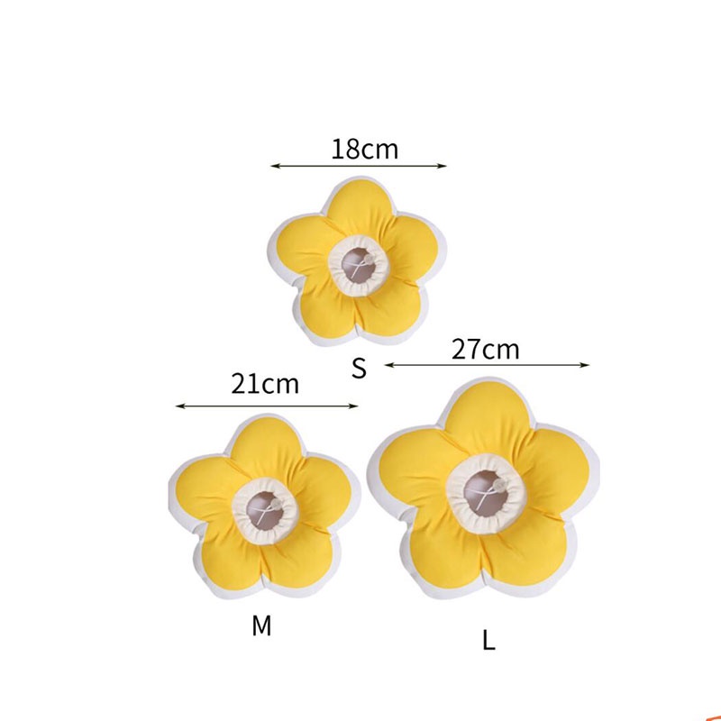 Vòng Đeo Cổ Khử Trùng Bảo Vệ Đầu Mềm Chống Nước Chống Cắn In Họa Tiết Hoạt Hình Cho Thú Cưng