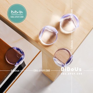 [ Hàng Loại 1 ] Miếng Bịt Góc Bàn, Cạnh Bàn - Siêu Bám Dính - Chất Lượng Cao - Silicon trong suốt - Không Mùi Nhựa