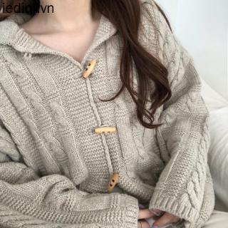 Áo len đan nữ dày kiểu dáng Hàn Quốc