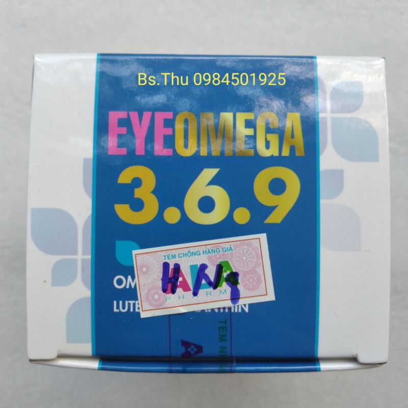ALA EYEOMEGA 3.6.9 bổ sung omega-3, omega-6, omega-9 và một số dưỡng chất giúp mắt sáng não khỏe