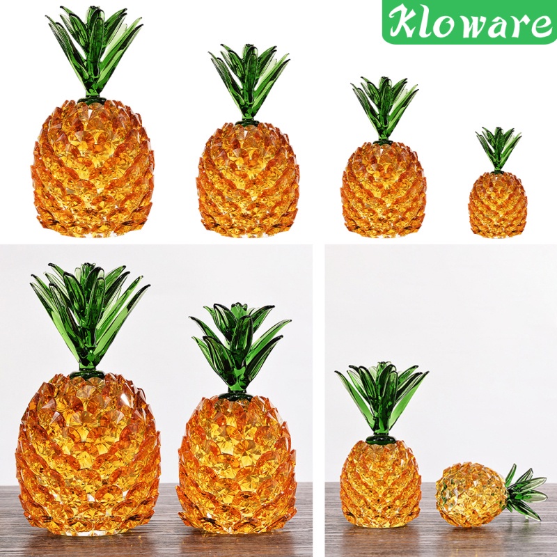 Đồ trang trí Quả Dứa Pha Lê Trang Trí Phòng Khách / Phòng Ngủ Phong Cách Bắc Âu