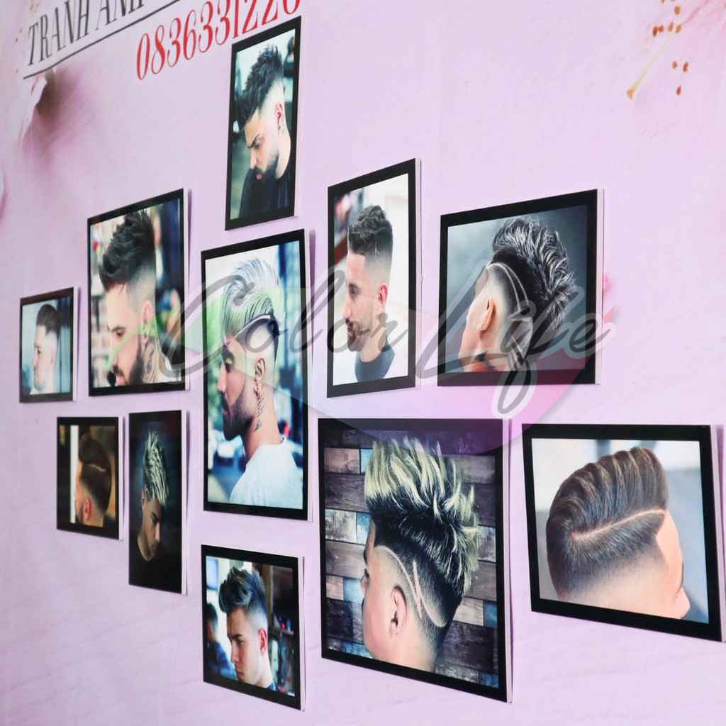 TRANH BARBER TÓC NAM DÁN TƯỜNG TRANG TRÍ SALON TIỆM CẮT TÓC ĐẸP GIÁ RẺ | BigBuy360 - bigbuy360.vn