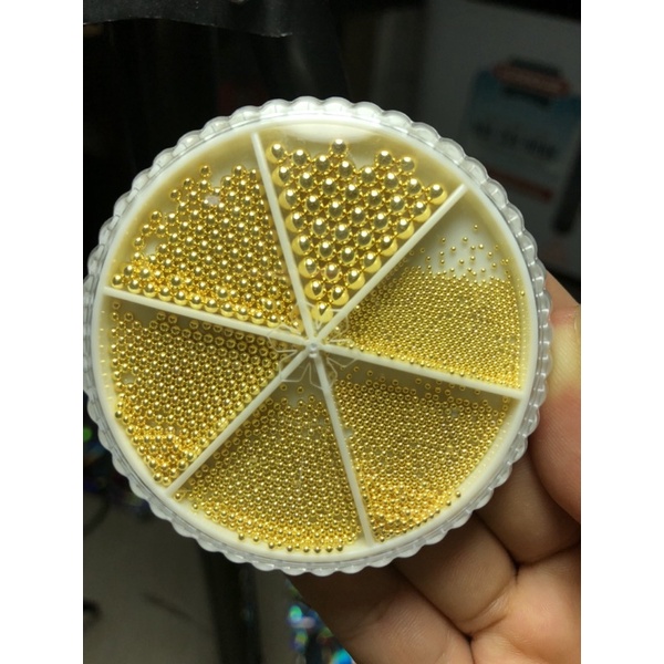 Khay Bi Kim Loại Mix Size Bạc,Vàng,Hồng