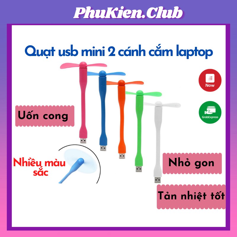 Quạt USB 2 Cánh Mini - Gọn nhẹ, tiện lợi mà lại vô cùng mát