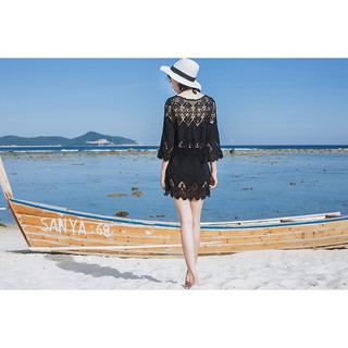Áo lưới mặc bikini đi biển, đi chơi_05