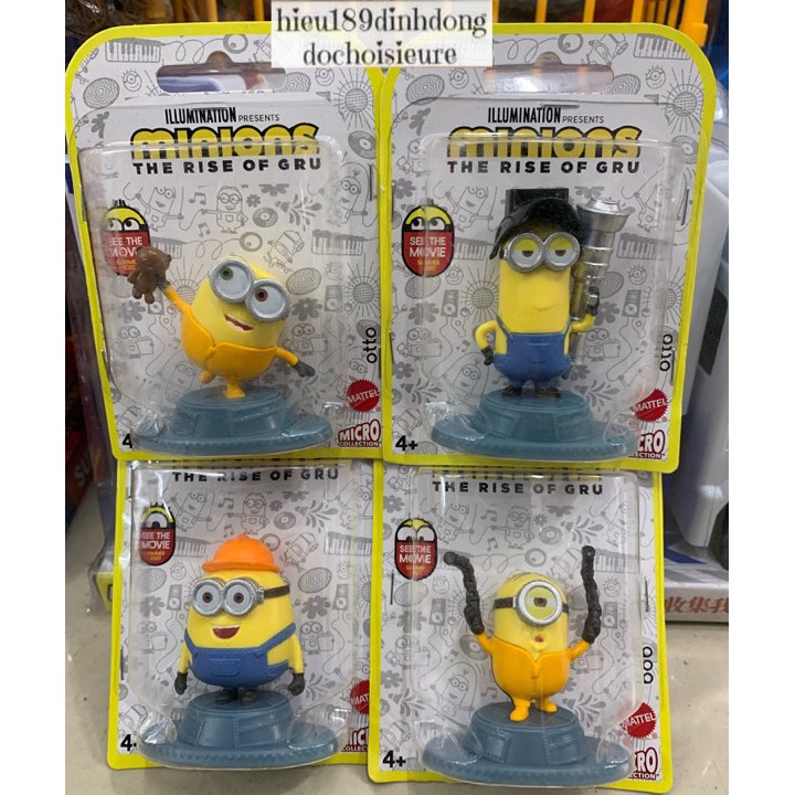 Mô hình minion minions chính hãng (Khách hàng chat chọn mẫu)