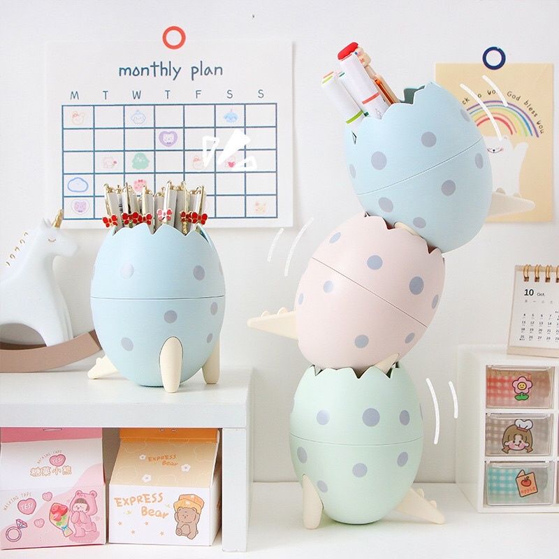 Tổng Hợp Nhiều Mẫu Ống Cắm Bút, Cắm Cọ Trang Điểm Để Bàn Học, Bàn trang Điểm