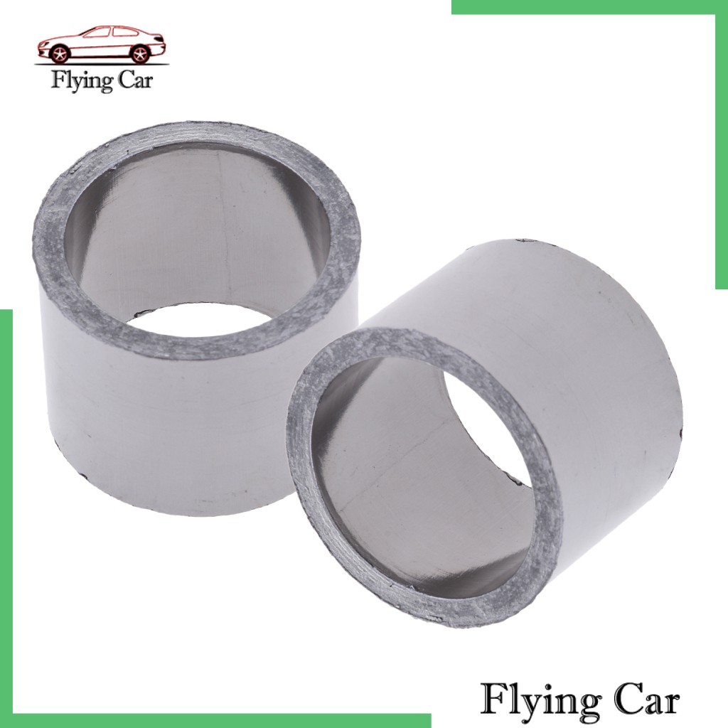Set 2 Vòng Đệm Giảm Thanh OD48mm ID38mm Cho Ống Xả Xe Hơi