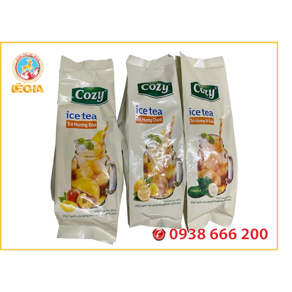 Trà COZY Hương Đào Hòa Tan Gói 400G - COZY PEACH ICE TEA