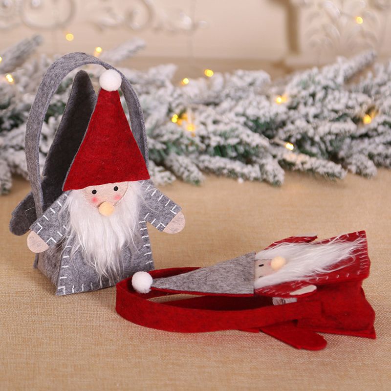 Set 2 Túi Đựng Kẹo Giáng Sinh Dễ Thương