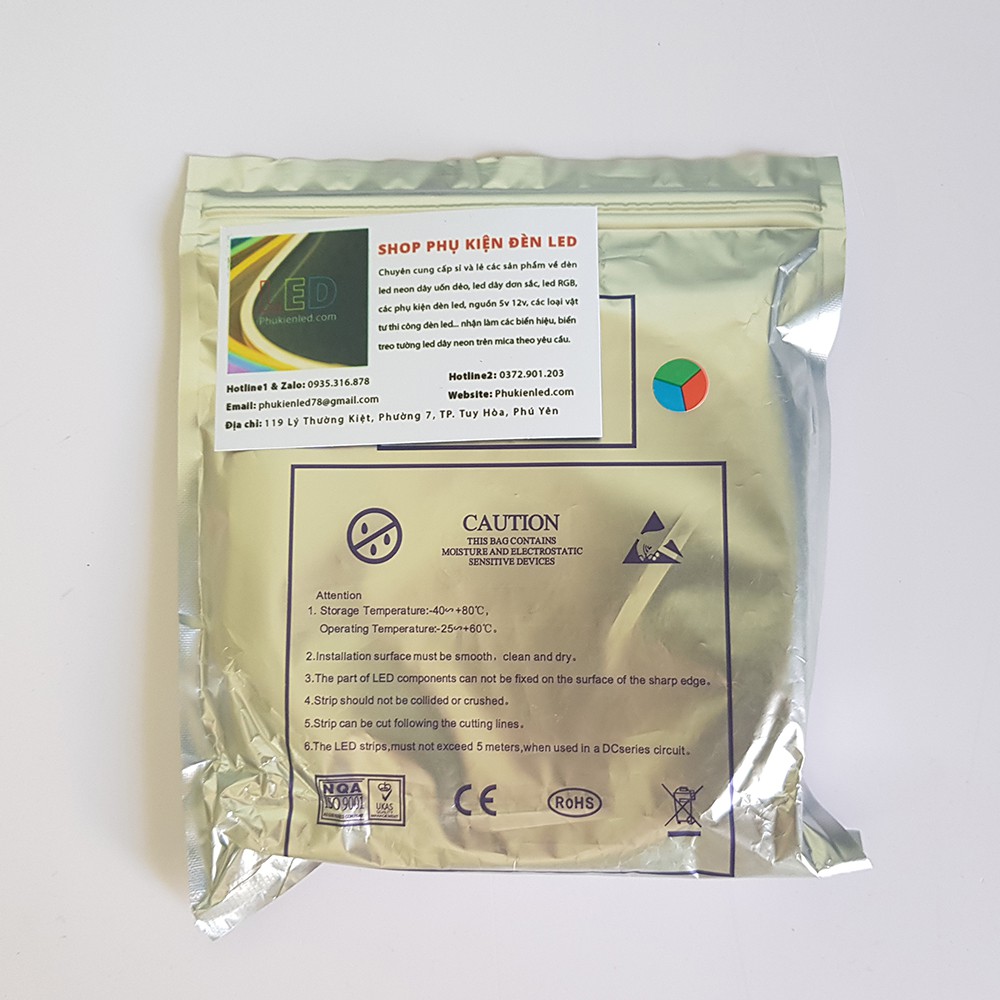 Led dây nhiều màu RGB 5050 12V - Loại trần có keo 2 mặt | BigBuy360 - bigbuy360.vn