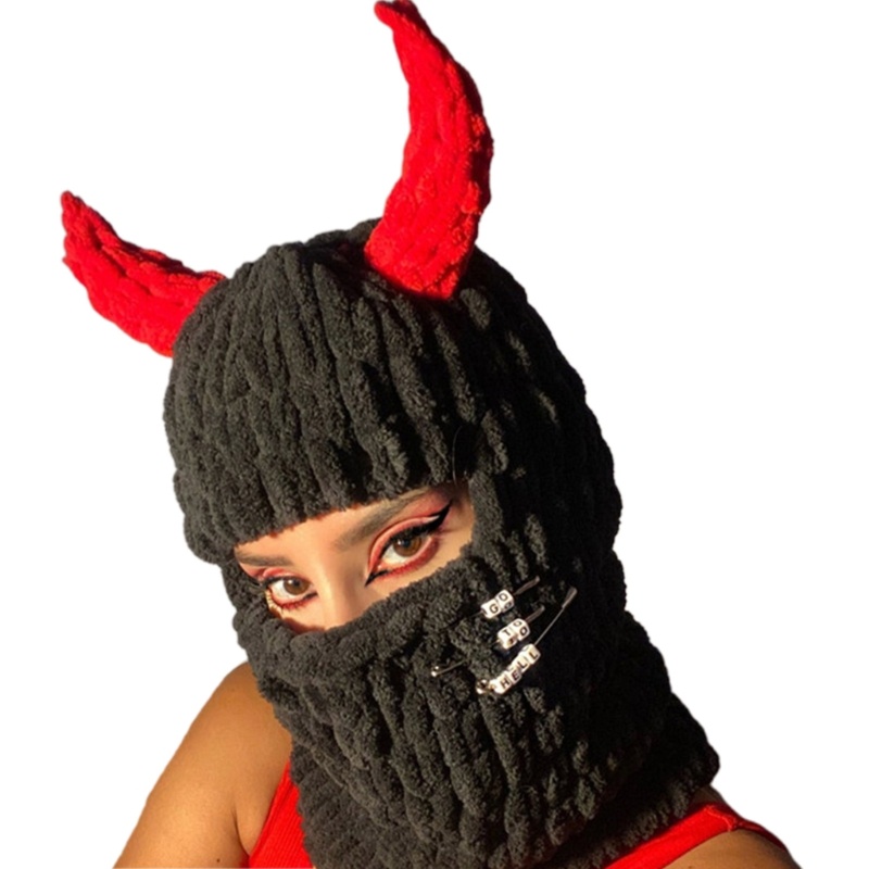 Mũ Len Dệt Kim Hở Chóp Co Giãn Nhiều Màu Sắc Giữ Ấm Mùa Đông