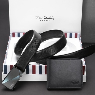 [Chính Hãng] Combo Ví Da Thắt Lưng Nam PIERRE CARDIN Da Bò