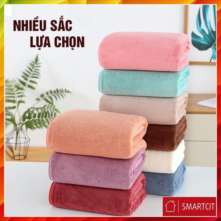 Khăn tắm lớn siêu mềm mịn, thấm hút tốt (70cmx140cm)