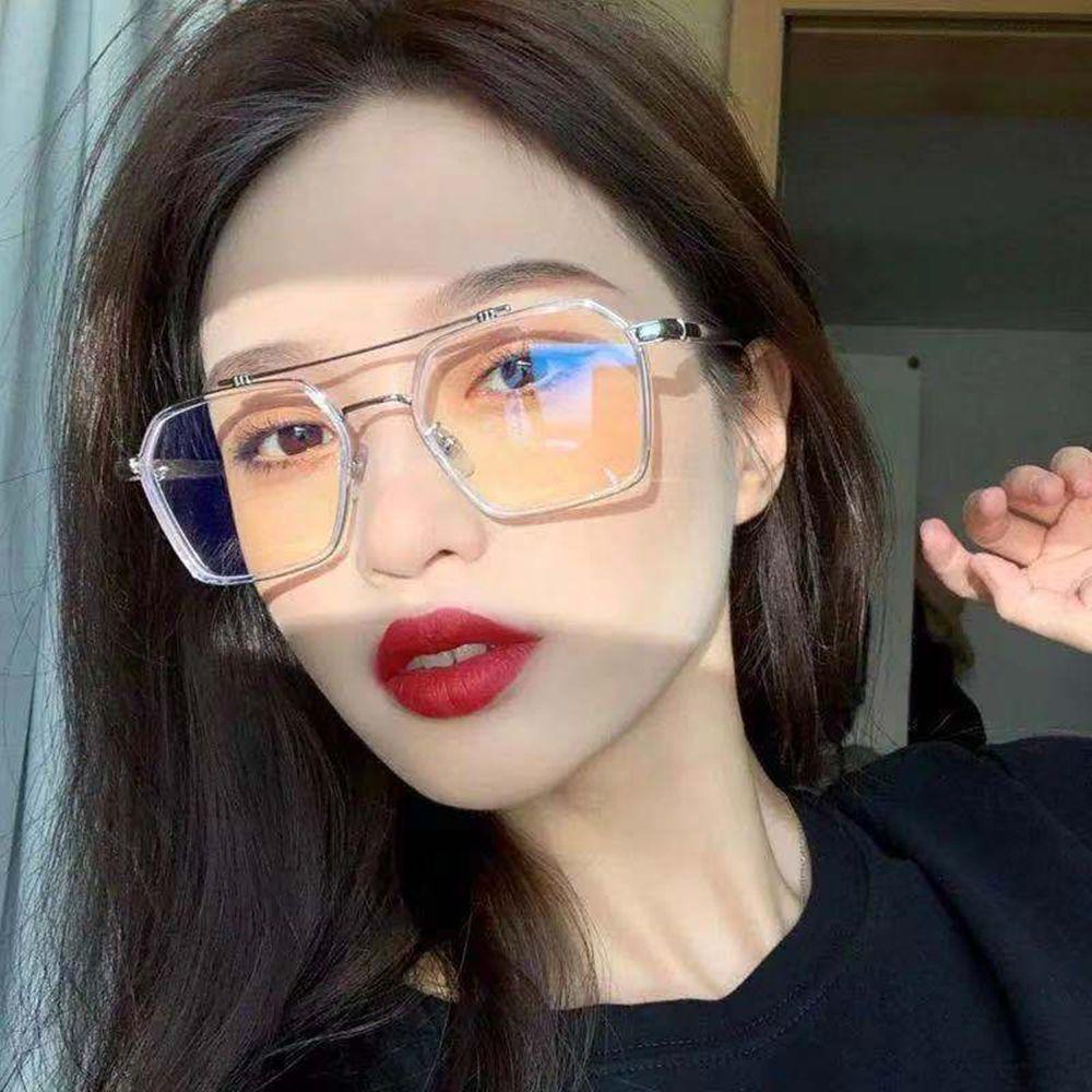 Kính Đọc Sách Chống Tia UV Gọng Phẳng Phong Cách Cổ Điển Thời Trang Unisex