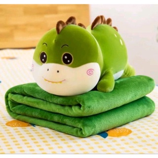 Gối mền khủng long 3in1 - chất siêu mềm, mịn