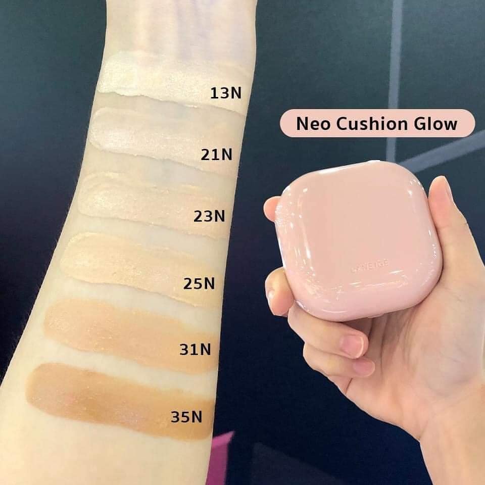 Full box Phấn Nước Trang Điểm Dưỡng Ẩm Bắt Sáng Cho Lớp Nền Rạng Rỡ Laneige Neo Cushion Glow 15G -Không kèm lõi thay thế
