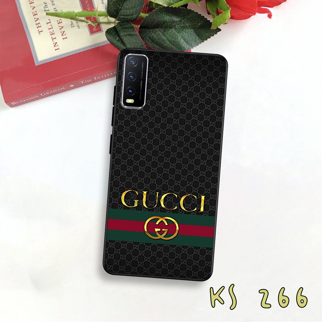 Ốp lưng Vivo Y20 - Vivo Y20s - Vivo Y12s - Ốp lưng in hình GÜÇÇÏ - lưng nhám viền TPU cao cấp