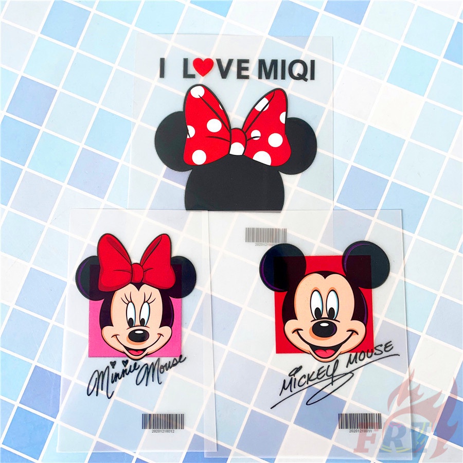 ✪ Sticker Dán Tường Họa Tiết Hình Chuột Mickey/Minnie ✪ 1 Miếng Dán Trang Trí Công Tắc Nhiệt