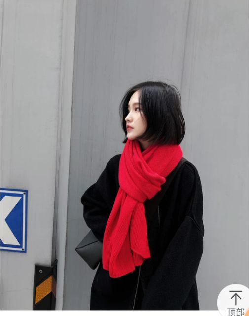 Khăn len ulzzang nam nữ cashmere mềm mịn unisex siêu dài siêu ấm ❤️