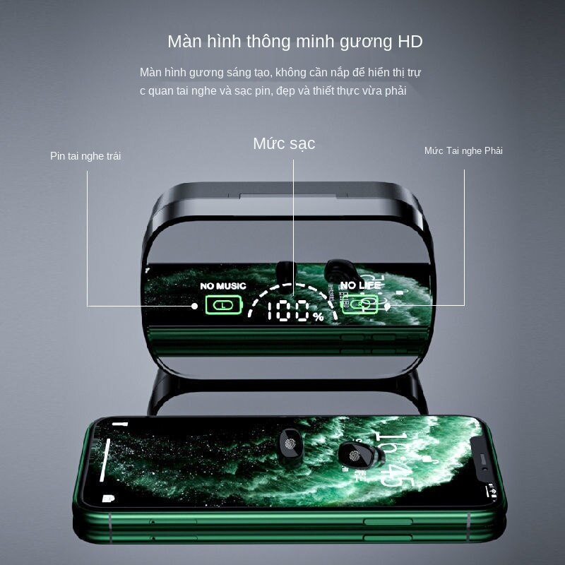 Tai Nghe Bluetooth Nhét Tai Chất Lượng Cao Cho Apple Oppo Huawei Vivo | BigBuy360 - bigbuy360.vn
