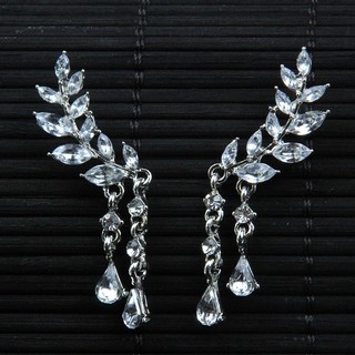 Khuyên tai Lea Earrings hình chiếc lá và giọt nước