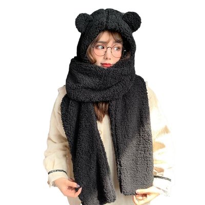 MŨ YẾM một trong những nữ gấu mùa thu và mùa đông Nhật Bản, tai dễ thương ngọt ngào, dễ thương, áo tai học sinh, khăn qu