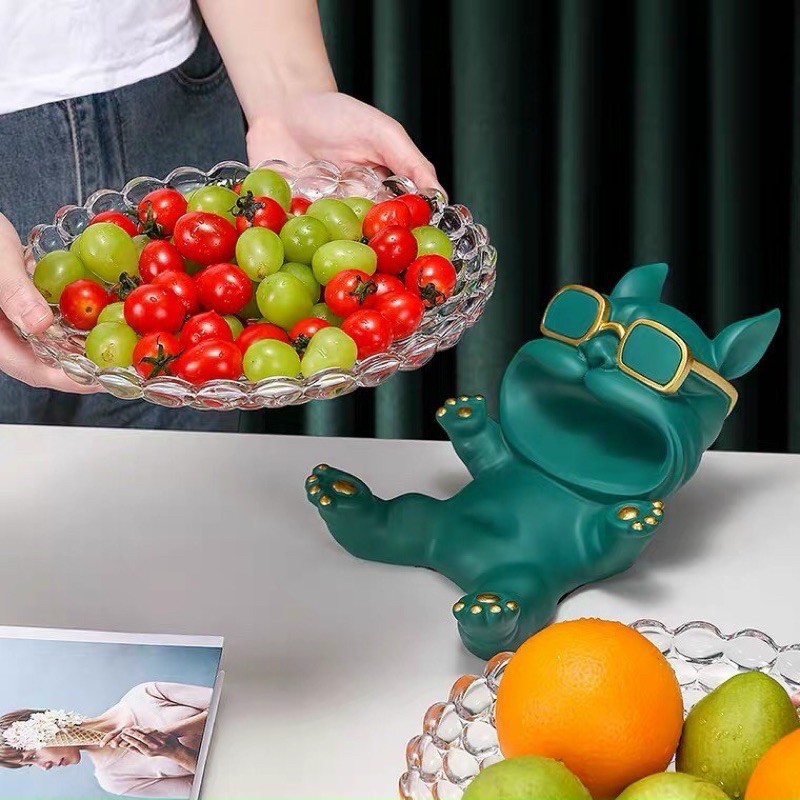 Khay hoa quả mèo may mắn