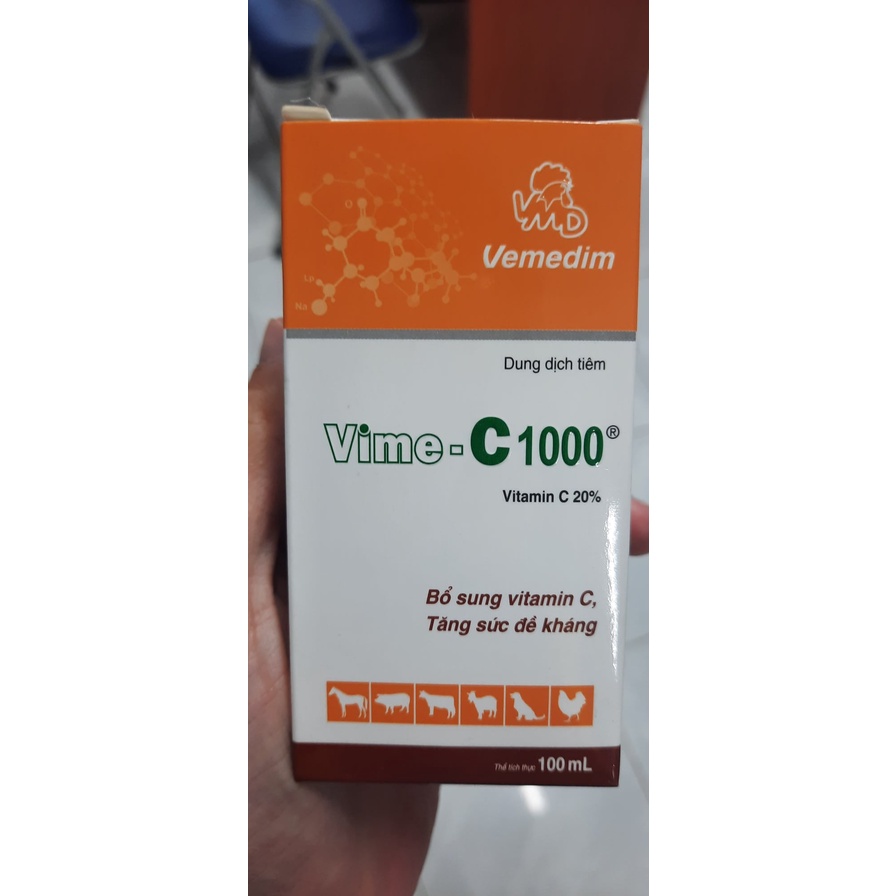 Vime C1000 bổ sung Vitamin C chỉ dùng trong thú y
