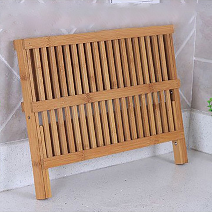 Giá Gỗ úp bát đĩa đa năng - 2 Tầng, Gỗ Tre chống mối mọt