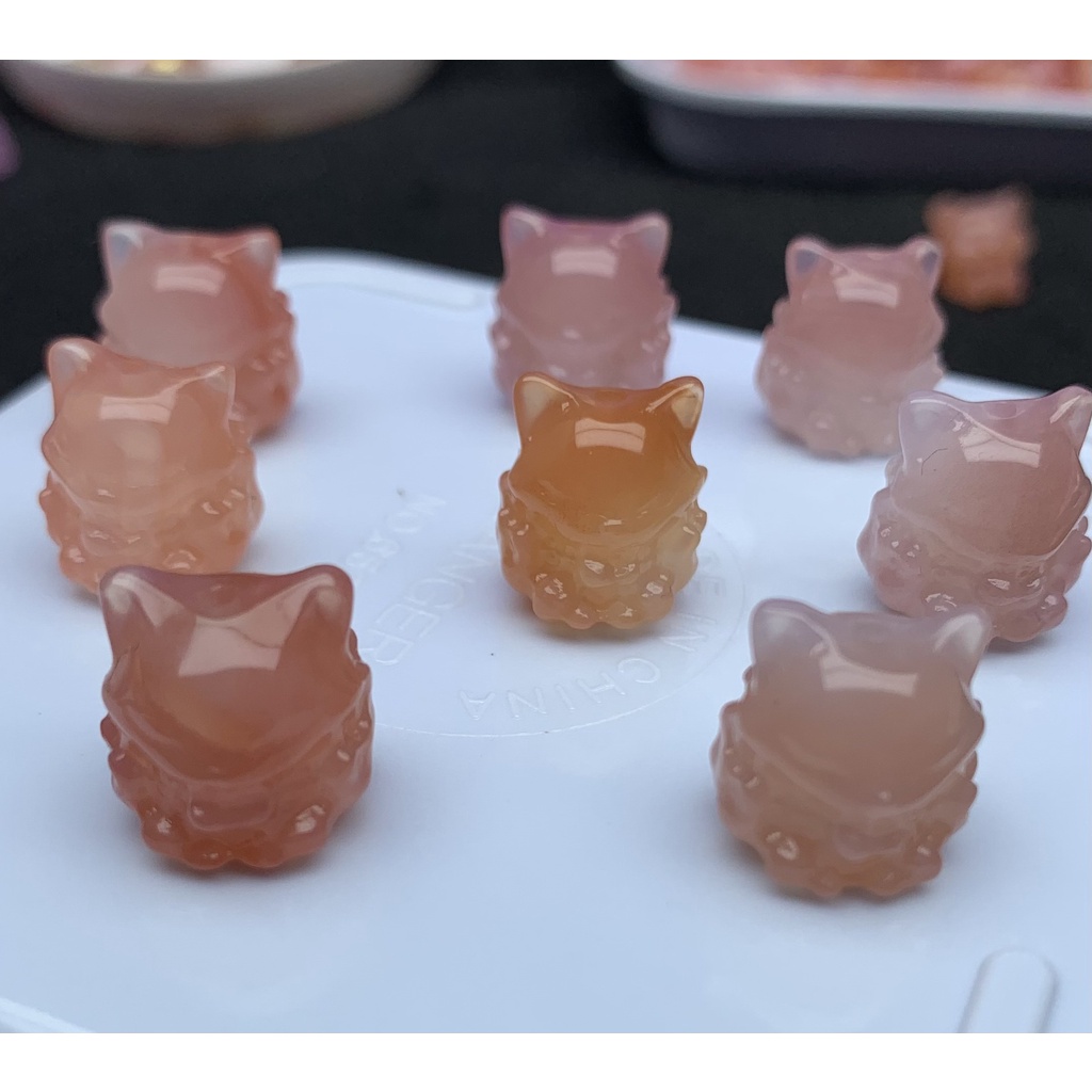 Mặt Dây Chuyền Mã Não Chín Cáo Bingyingge Yanyuan 100186