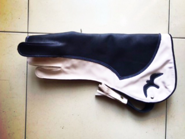 Găng tay da bò cao cấp 2 lớp da  - 40cm