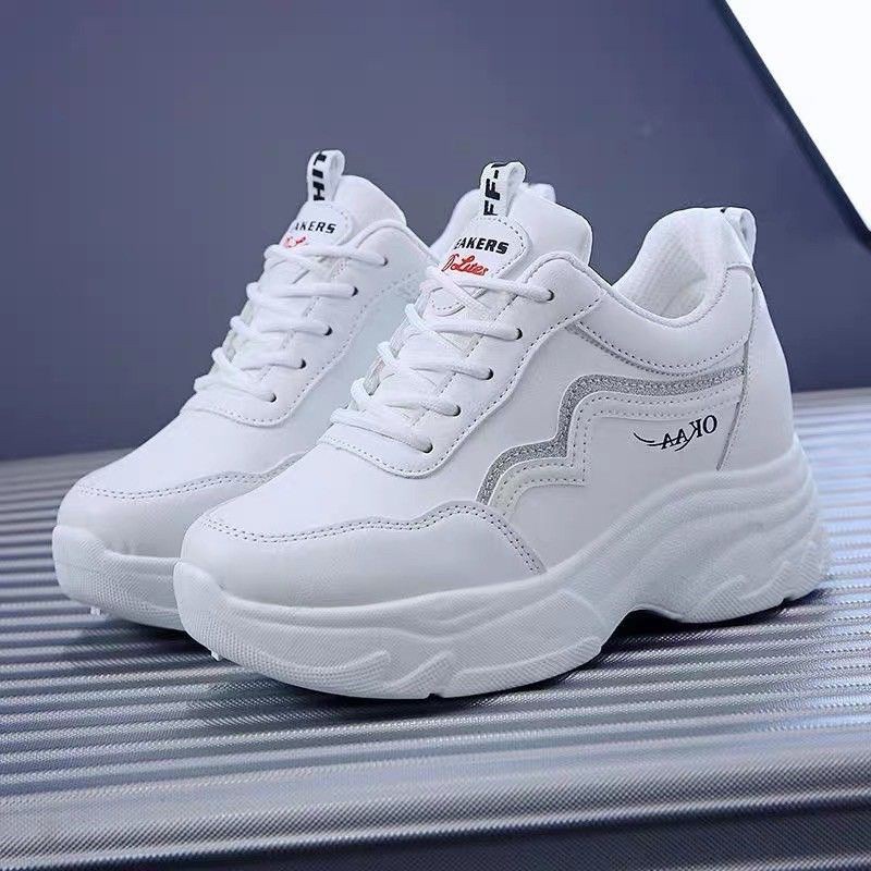 Giày Thể Thao nữ Sneaker nữ Air đế độn siêu đẹp Hot trend, sneaker nữ đi học, chơi bóng rổ siêu nhẹ