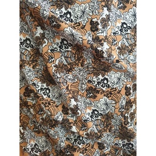 Vải HOA NHÍ may áo dài,đầm