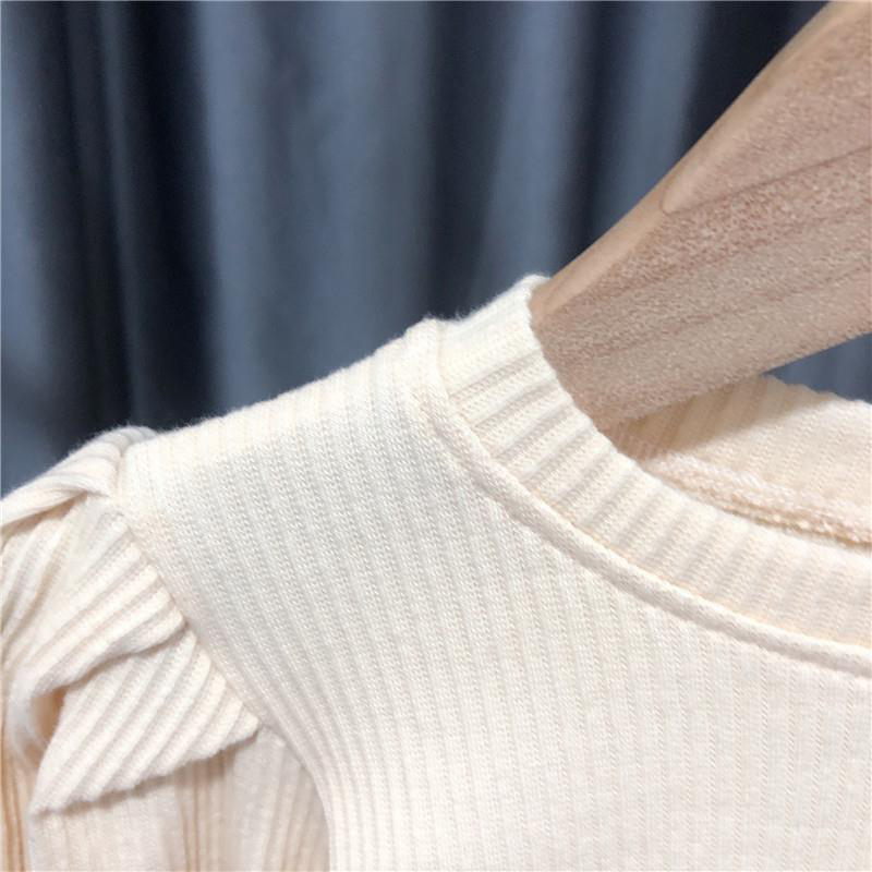 Áo Kiểu Tay Dài Thời Trang Mùa Thu Phong Cách Hàn Quốc Cho Bé Gái