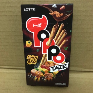 Hộp Bánh Que Toppo Taze Spicy Bbq Lotte 40g