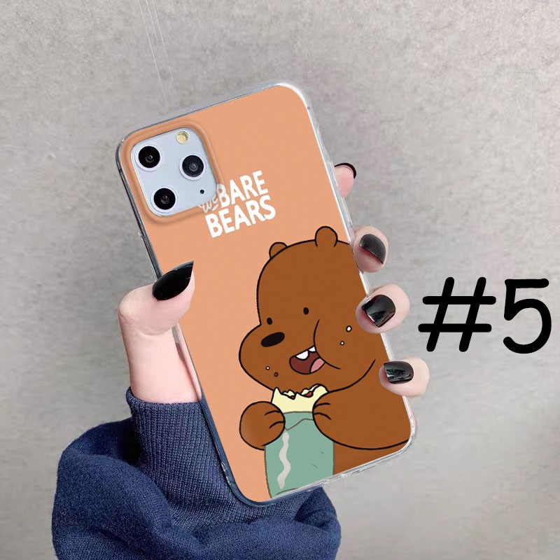 Ốp điện thoại mềm in hình gấu We Bare Bears 2 cho Vivo Y53 Y55 Y71 Y71I Y81 Y81I Y91 Y95 Y67 V5 V5S