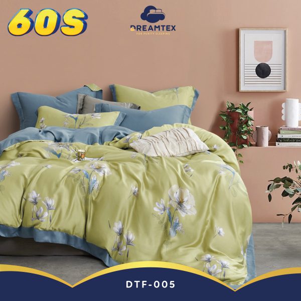 Chăn ga Tencel họa tiết DREAMTEX không mền - CHÍNH HÃNG, CAO CẤP