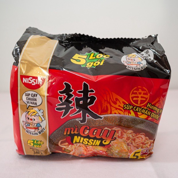 [Mã GROXUAN1 giảm 8% đơn 150K] Mỳ cay Hàn Quốc Nissin ( lốc 5 gói ) | BigBuy360 - bigbuy360.vn