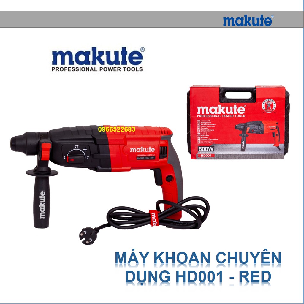 Máy khoan | Máy khoan Makute | 3 CHỨC NĂNG cho thợ chuyên nghiệp