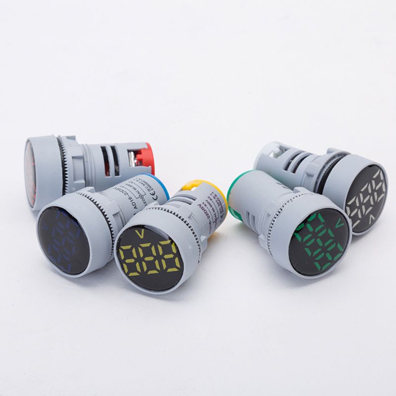 Vôn Kế Dạng Tròn 22mm Ac 24-500v