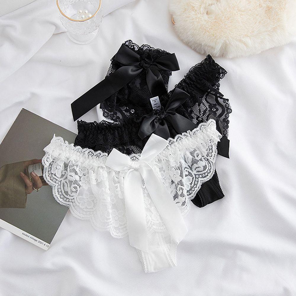 Quần Lót Ren Màu Sắc Trơn Thoải Mái Gợi Cảm Cho Nữ