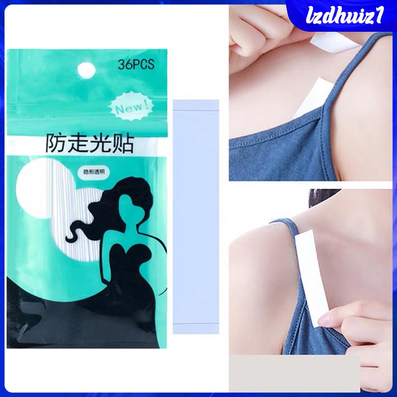 [Lzdhuiz] Băng Keo Hai Mặt Thời Trang (36 Dải) Nhẹ Nhàng Tự Dính Và Vải Màu Trong Suốt Cho Mọi Sắc Da