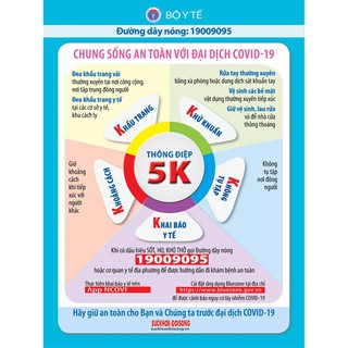 Bảng Thông Điệp 5K Của Bộ Y Tế