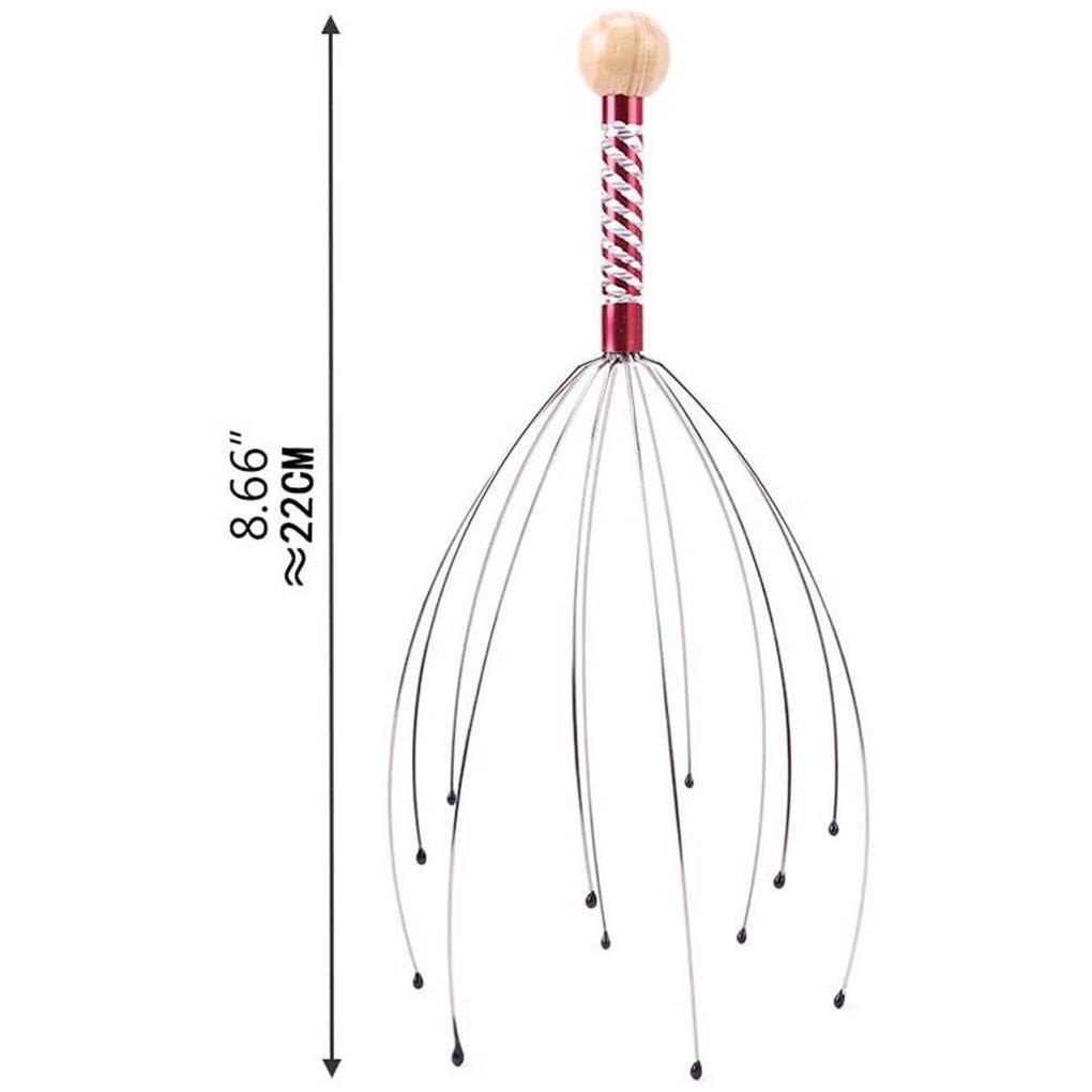 Set 2 Dụng Cụ Mát Xa Cơ Bắp Giảm Căng Thẳng Hình Bạch Tuộc Bằng Thép Không Gỉ