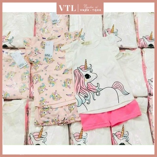 Set 2 bộ Unicorn hồng cho bé gái đáng yêu